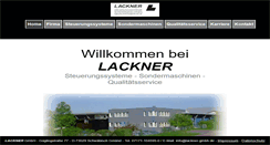 Desktop Screenshot of lackner-gmbh.de