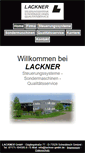 Mobile Screenshot of lackner-gmbh.de